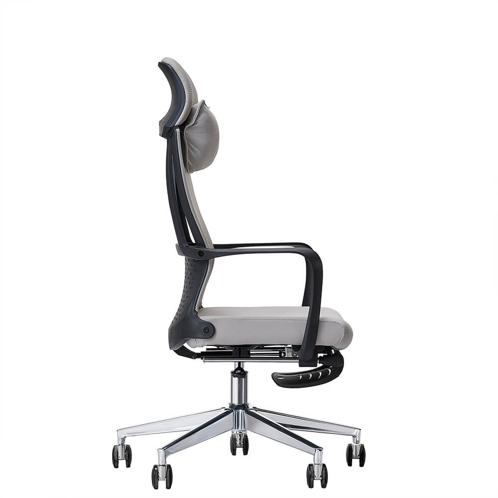 619 boss swivel ergonomic design mesh manager office chair with footrest - Image 3