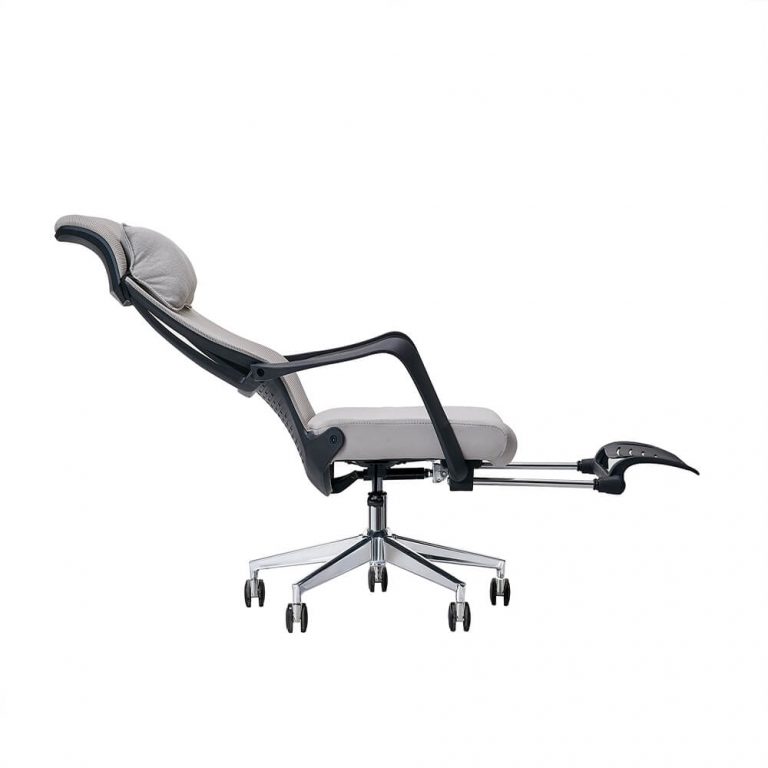 619 boss swivel ergonomic design mesh manager office chair with footrest - Image 4