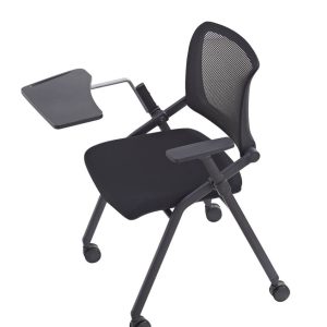 Portable Stackable Foldable Chair with Writing Pad for Office 841