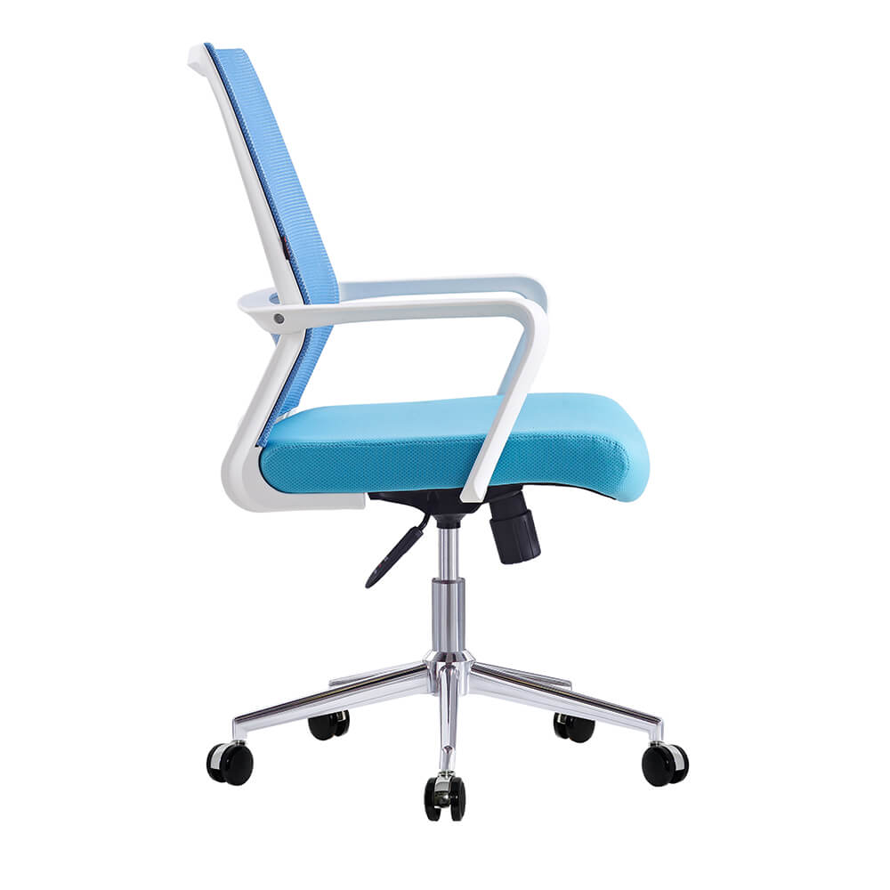 Adjustable Blue Swivel Mesh Home Office Chair 604 - Image 2