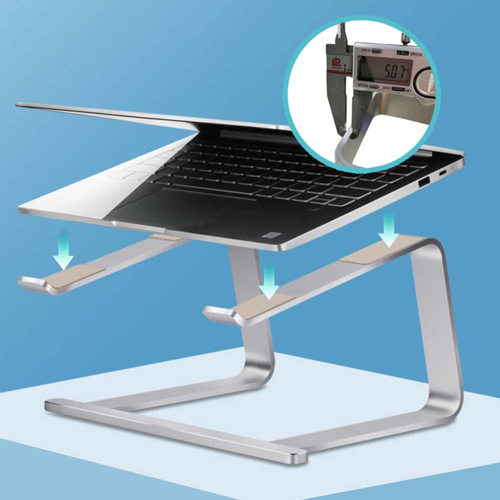 Detachable Laptop Riser Notebook Holder Stand Ergonomic Aluminum Laptop Mount Computer Stand - Image 6