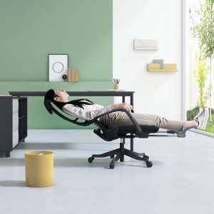 High Back Reclining Chair with Padded Armrest and Footrest
