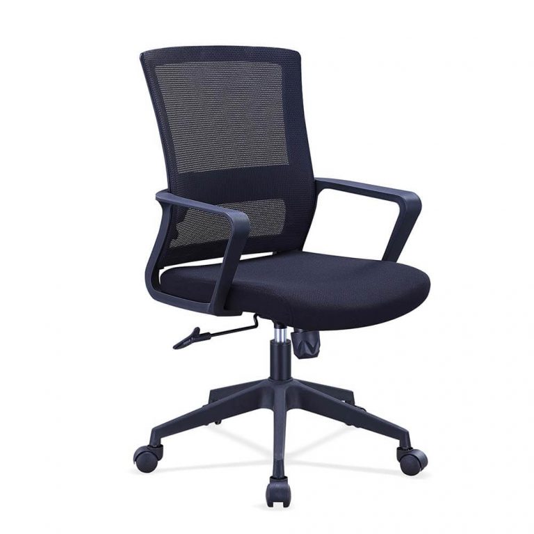Mid-Back Lumbar Support Mesh Swivel Desk Chair 804 - Image 4