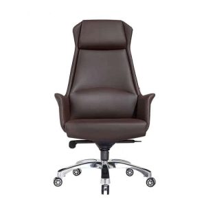 Modern Computer Desk Chair High Back Leather Chair with Lumbar Support 861 for Executive Office