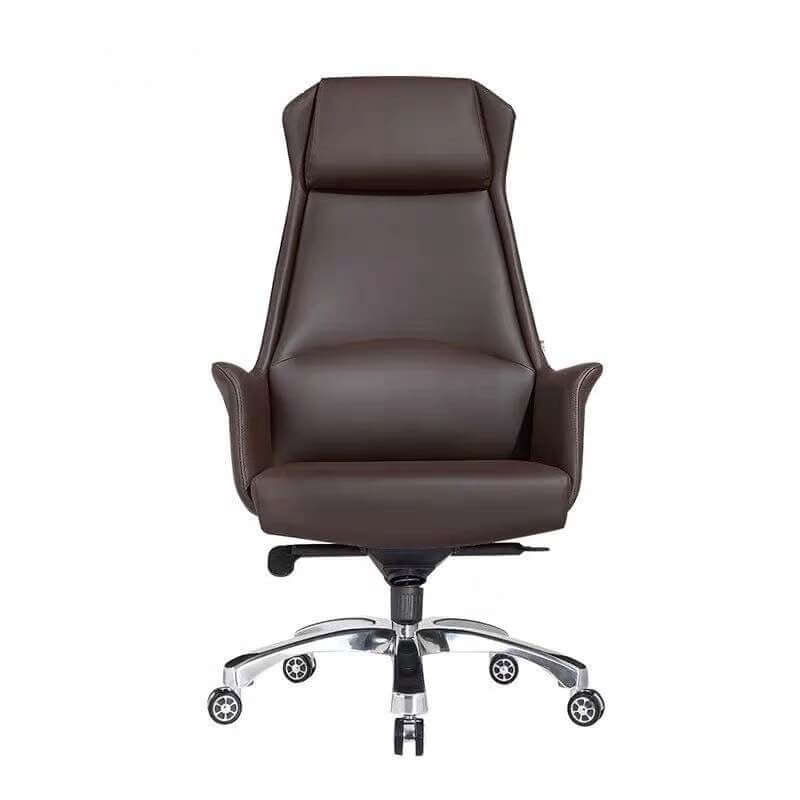 Modern Computer Desk Chair High Back Leather Chair with Lumbar Support 861 for Executive Office