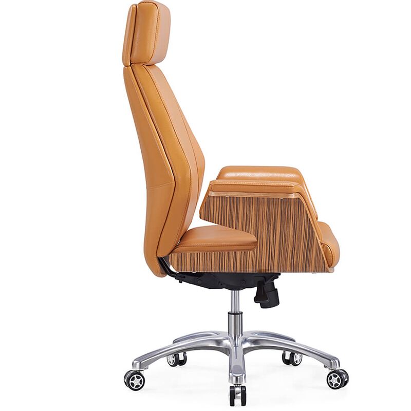 Modern Computer Desk Chair High Back Leather Chair with Lumbar Support 861 for Executive Office - Image 7