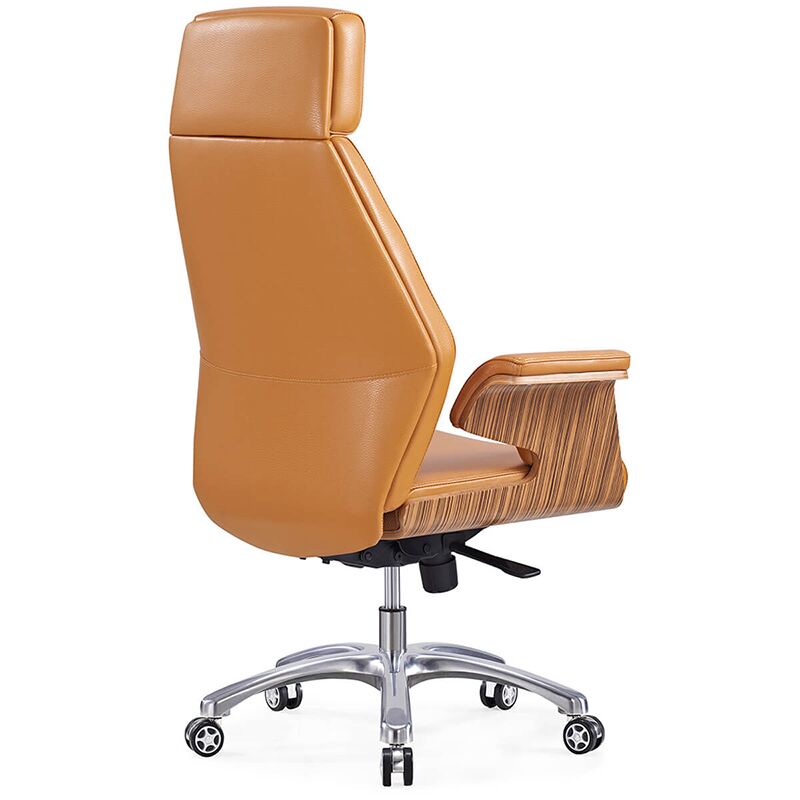 Modern Computer Desk Chair High Back Leather Chair with Lumbar Support 861 for Executive Office - Image 6