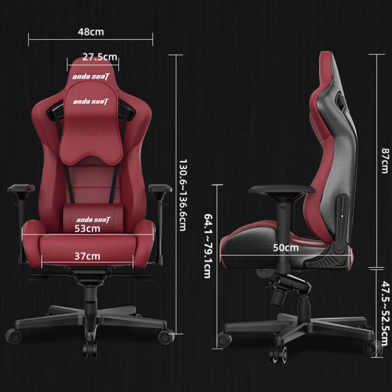 Ergonomic Office Gaming Chair with Massage Pillow with Height Adjust for Home Office - Image 4