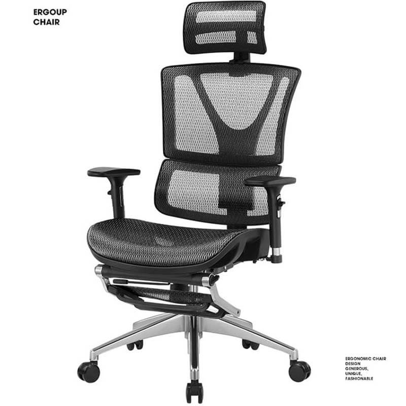 Breathable Mesh Ergonomic Office Computer Chair with Adjustable Lumbar Support, with Adjustable Armrest and Headrest Soft Cushion Seat BIFMA Certification - Image 2