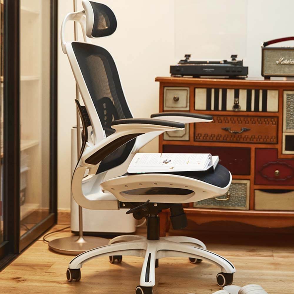 High Back Reclining Ergonomic Office Chair Office Chair with Footrest - Image 2