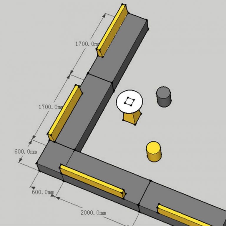 Commercial lobby office rest area furniture set design modular fabrics guest waiting room sofas - Image 2